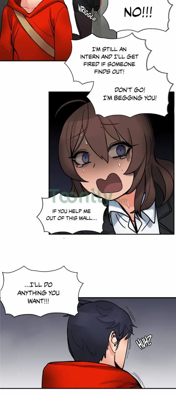 The image iuSTMD1x1tNKn6C in the comic The Girl That Got Stuck In The Wall - Chapter 1 - ManhwaXXL.com