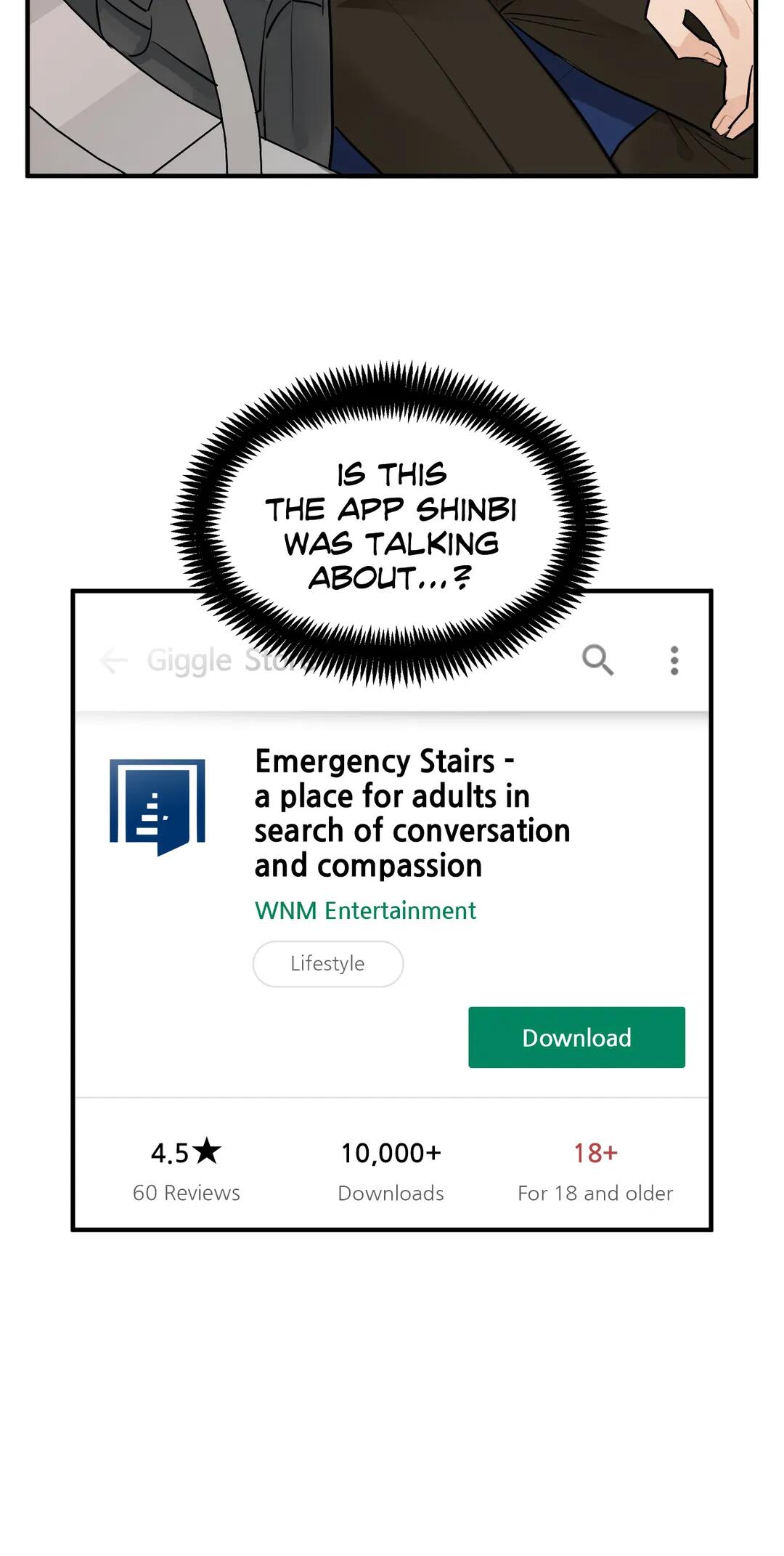 The image Emergency Stairs - Chapter 03 - jSpDy2EYaWgW1u0 - ManhwaManga.io