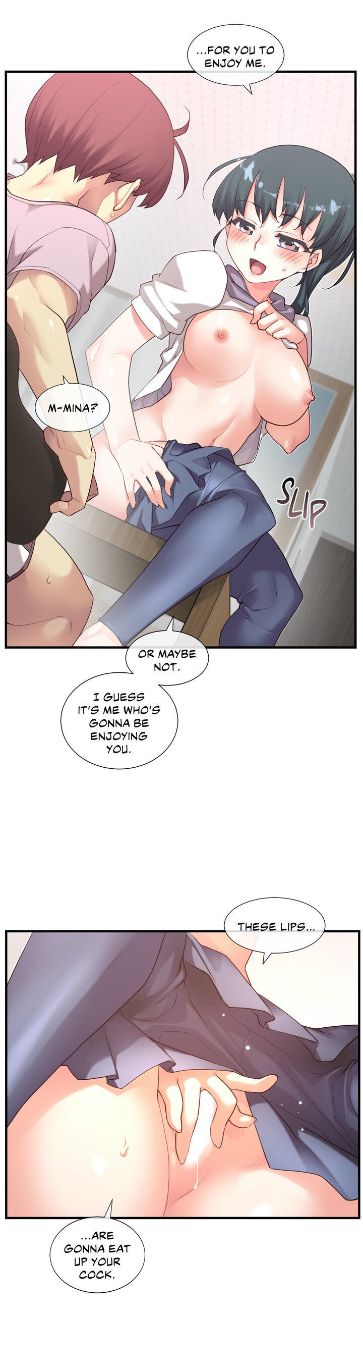Watch image manhwa The Girlfriend Dice - Chapter 39 We're Only Gonna... - uoh5iV81jYFmLfn - ManhwaXX.net