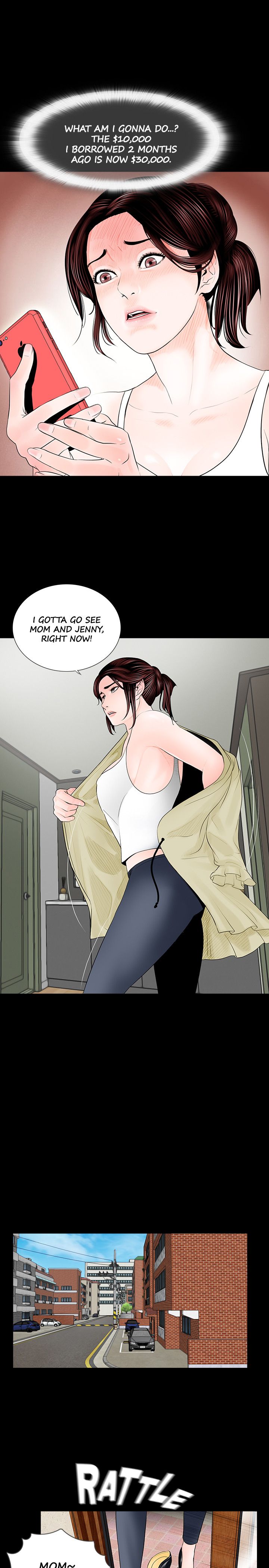 The image J9BLeXdZJFq2ETk in the comic Her Nightmare - Chapter 01 Jane, The Housewife - ManhwaXXL.com
